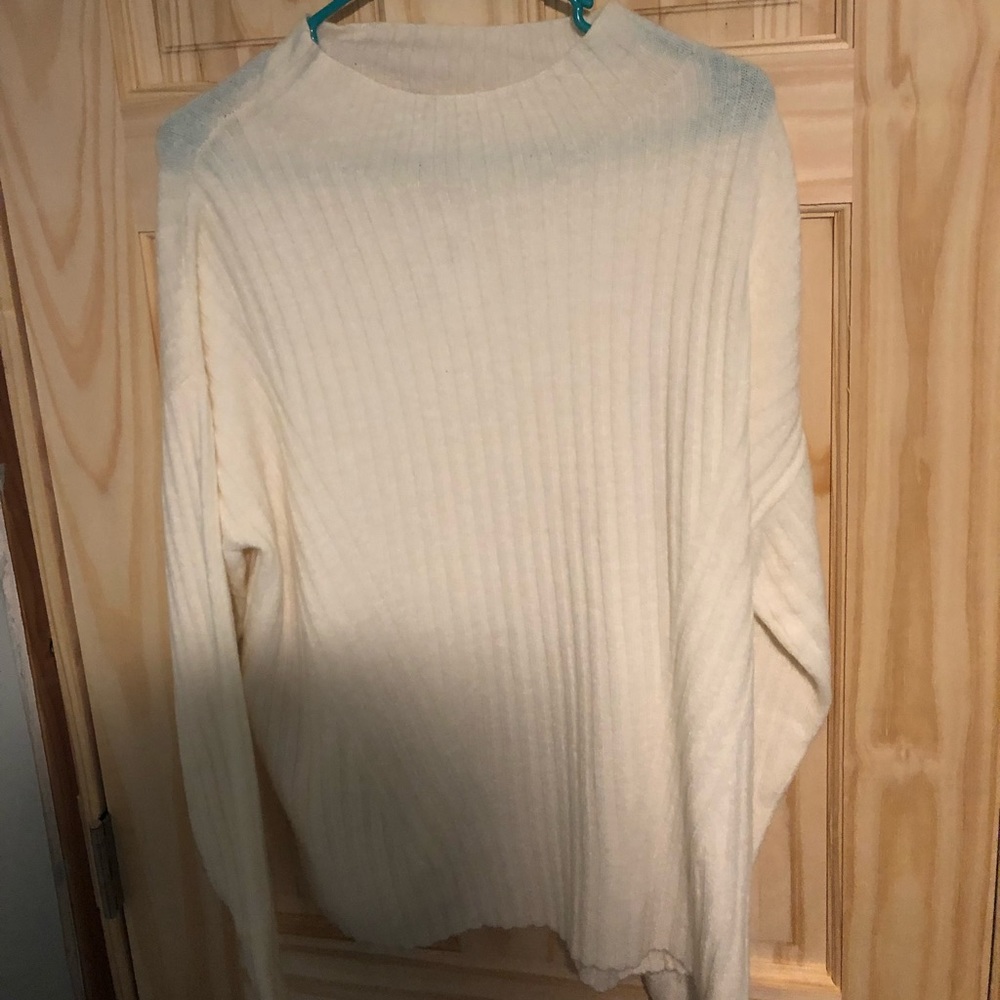 mock neck sweater